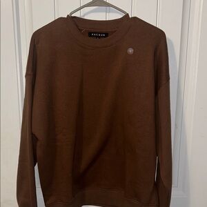 PacSun Women's Crewneck Sweater in Warm Brown